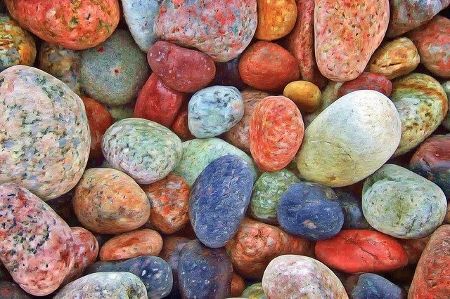 kameny vpřírodě
